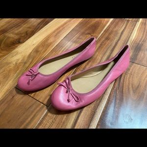 Coach ballerina flats.